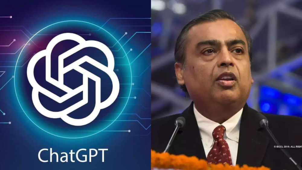 ChatGPT is now finish, and Mukesh Ambani is introducing BharatGPT!