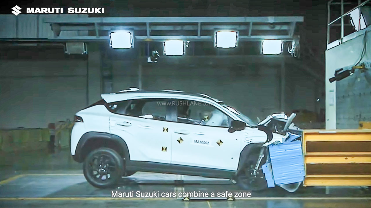 50 crash tests before being launched on the market, Maruti claims that their cars go through around.