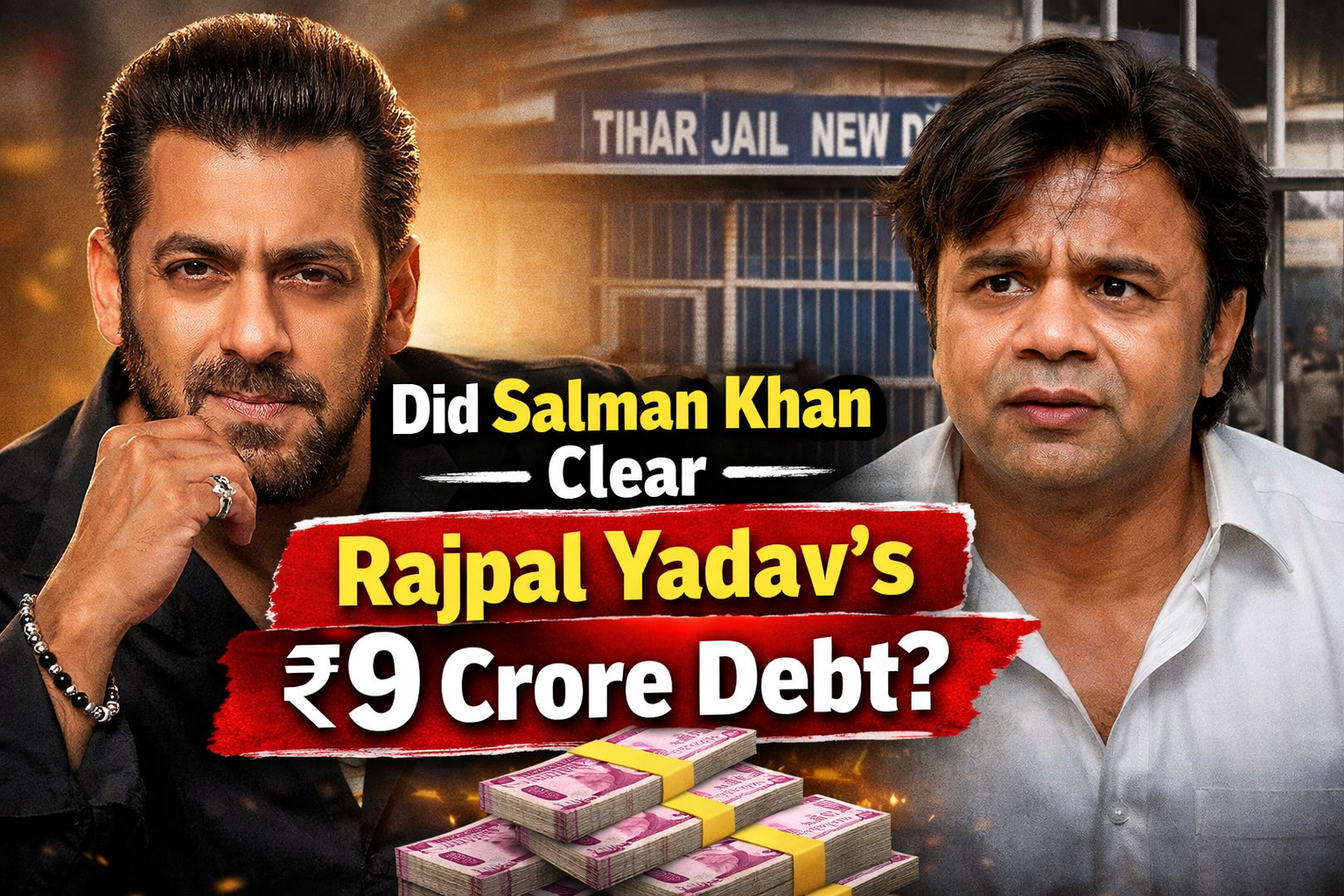 Did Salman Khan Clear Rajpal Yadav’s ₹9 Crore Debt? Full Truth Behind the Viral Claim